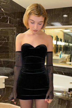 Coquette Aesthetic Zeta Backless Mini Dress - Y2K Fashion Outfit for Women