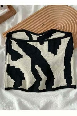 Coquette Aesthetic Zoe Stripes Tank Top - Y2K Fashion Grunge Style Cute Tops Past