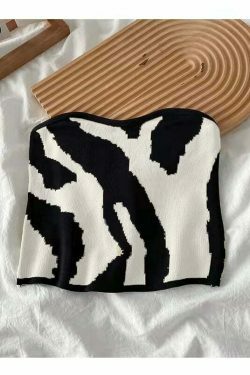 Coquette Aesthetic Zoe Stripes Tank Top - Y2K Fashion Grunge Style Cute Tops Past