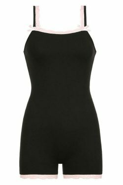 Coquette Lace-Trim Bodysuit: Y2K Fashion Staple - Grunge, Cute Tops, Pastel Goth, Cargo Skirt &