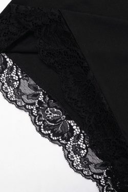 Coquette Lace Bandeau Mini Dress: Y2K Fashion with Grunge & Pastel Goth Vibes