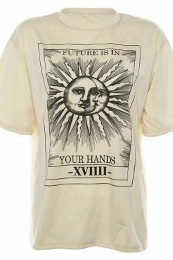 Cosmic Aesthetic T-shirt: Y2K Fashion with Coquette and Grunge Style