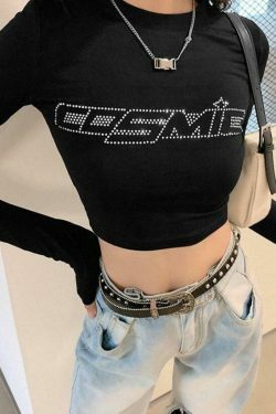 Cosmic Crop Tops: Y2K Fashion - Coquette & Grunge Aesthetic, Cute Tops, Pastel Goth, Cargo Skirt