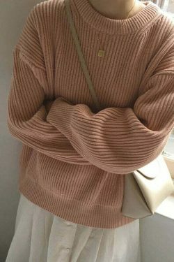 Cozy Cashmere Crowned Cloak Knitted Pullover - Y2K Fashion Aesthetic Women's Sweater