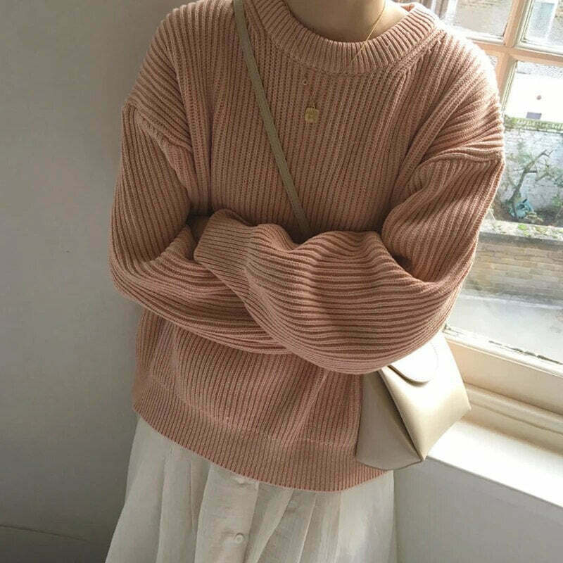 Cozy Cashmere Crowned Cloak Knitted Pullover - Y2K Fashion Aesthetic Women's Sweater Cozy Cashmere Crowned Cloak Knitted Pullover - Y2K Fashion Aesthetic Women's Sweater