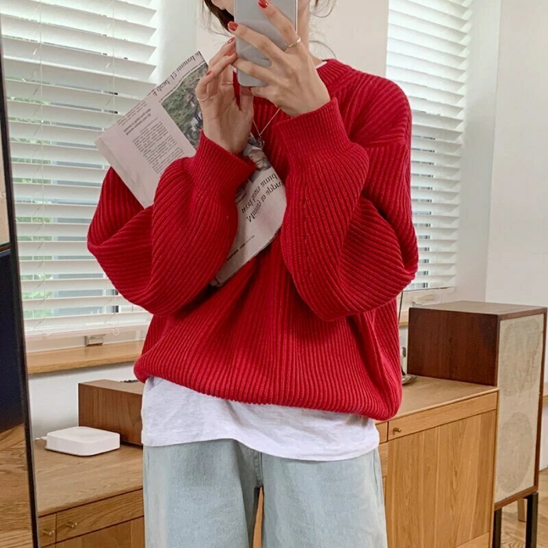 Cozy Cashmere Crowned Cloak Knitted Pullover - Y2K Fashion Aesthetic Women's Sweater Cozy Cashmere Crowned Cloak Knitted Pullover - Y2K Fashion Aesthetic Women's Sweater