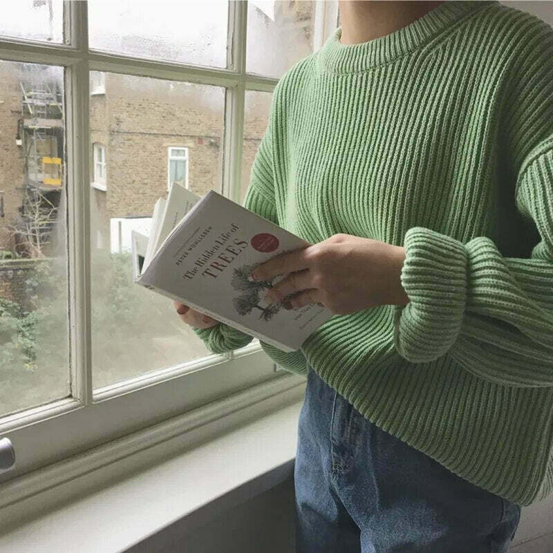 Cozy Cashmere Crowned Cloak Knitted Pullover - Y2K Fashion Aesthetic Women's Sweater Cozy Cashmere Crowned Cloak Knitted Pullover - Y2K Fashion Aesthetic Women's Sweater