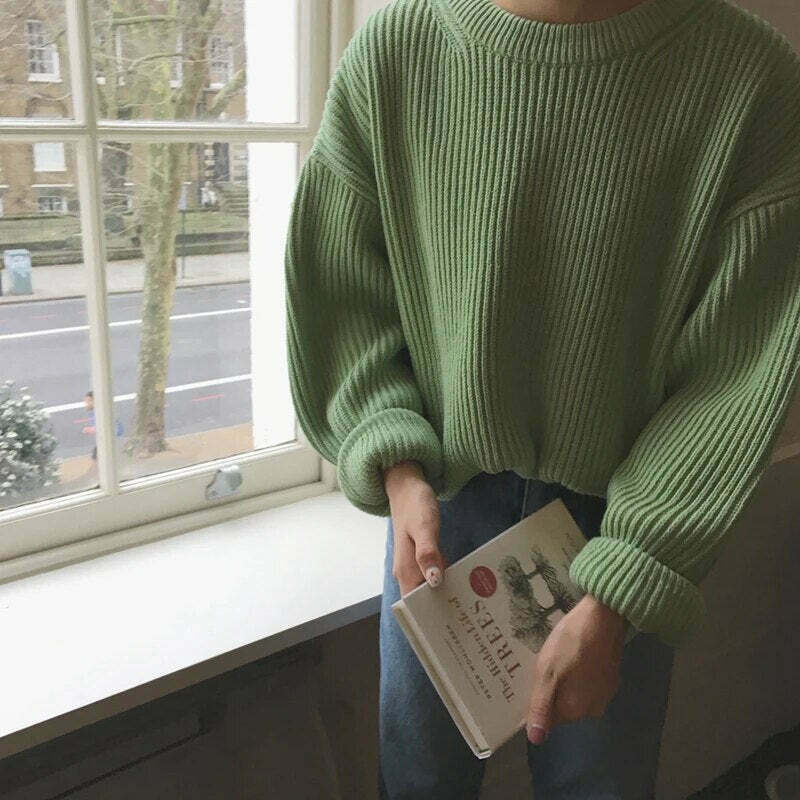 Cozy Cashmere Crowned Cloak Knitted Pullover - Y2K Fashion Aesthetic Women's Sweater Cozy Cashmere Crowned Cloak Knitted Pullover - Y2K Fashion Aesthetic Women's Sweater