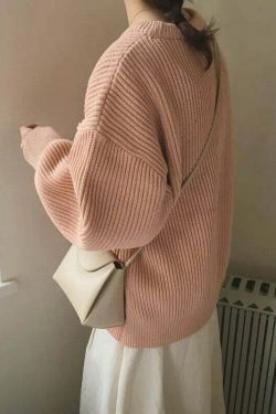 Cozy Cashmere Crowned Cloak Knitted Pullover - Y2K Fashion Aesthetic Women's Sweater
