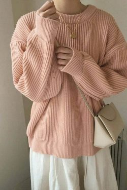 Cozy Cashmere Crowned Cloak Knitted Pullover - Y2K Fashion Aesthetic Women's Sweater