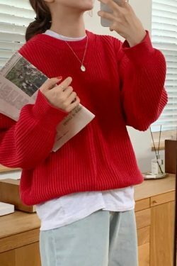 Cozy Cashmere Crowned Cloak Knitted Pullover - Y2K Fashion Aesthetic Women's Sweater