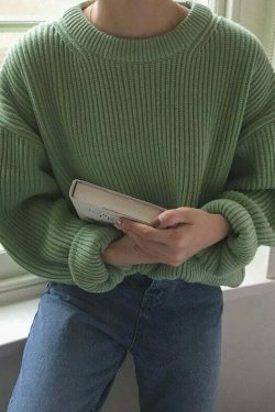 Cozy Cashmere Crowned Cloak Knitted Pullover - Y2K Fashion Aesthetic Women's Sweater