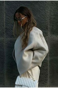 Cozy Chic Cardigan by Lena: Y2K Fashion - Grunge, Pastel Goth, Coquette Style - Fall Aesthetic