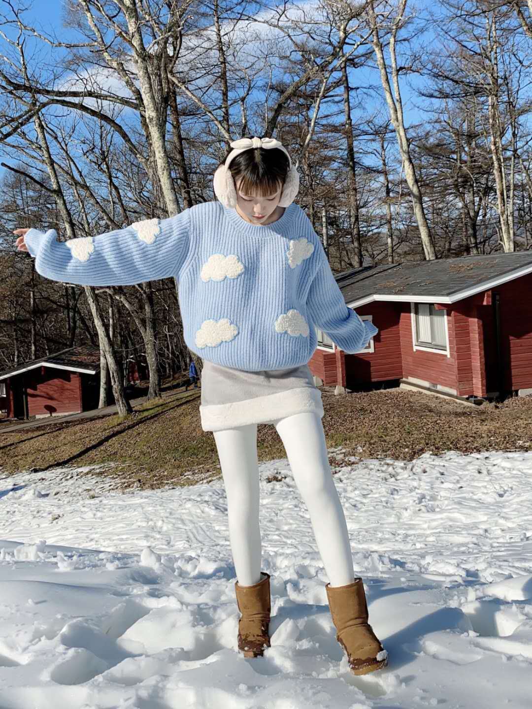 Cozy Clouds Pullover: Y2K Aesthetic Hoodie - Grunge, Cute Tops, Pastel Goth & More