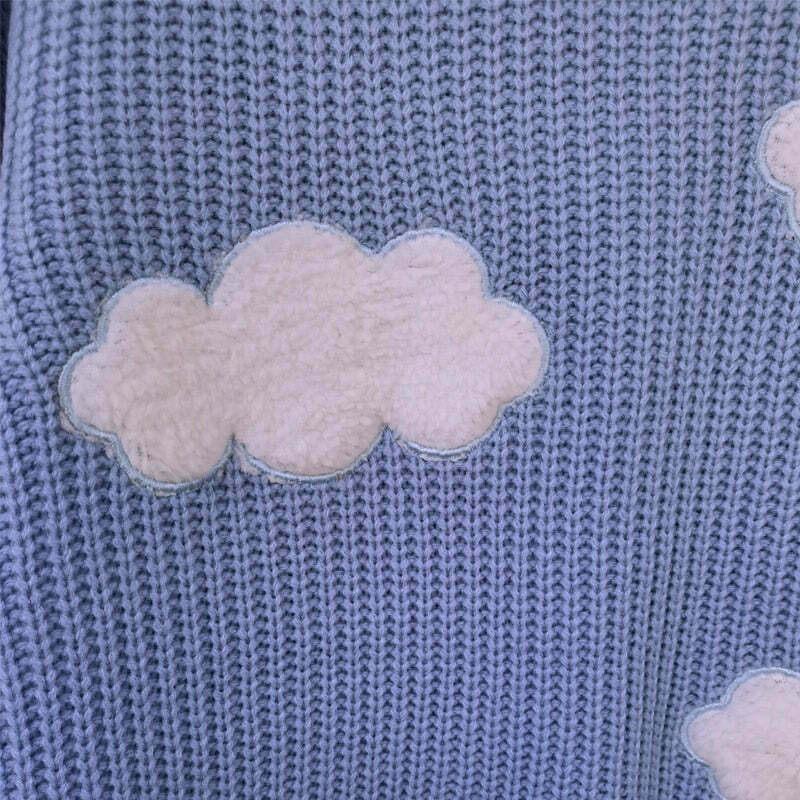 Cozy Clouds Pullover: Y2K Aesthetic Hoodie - Grunge, Cute Tops, Pastel Goth & More