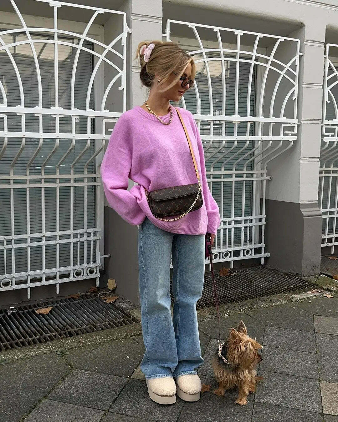 Cozy Cove O-Neck Sweater: Y2K Aesthetic Top - Grunge Style, Cute Hoodie, Pastel Goth Fashion