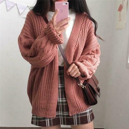 Cozy Hygge Cardigan: Y2K Fashion - Grunge Aesthetic, Cute Tops, Pastel Goth, Cargo Skirt Cozy Hygge Cardigan: Y2K Fashion - Grunge Aesthetic, Cute Tops, Pastel Goth, Cargo Skirt