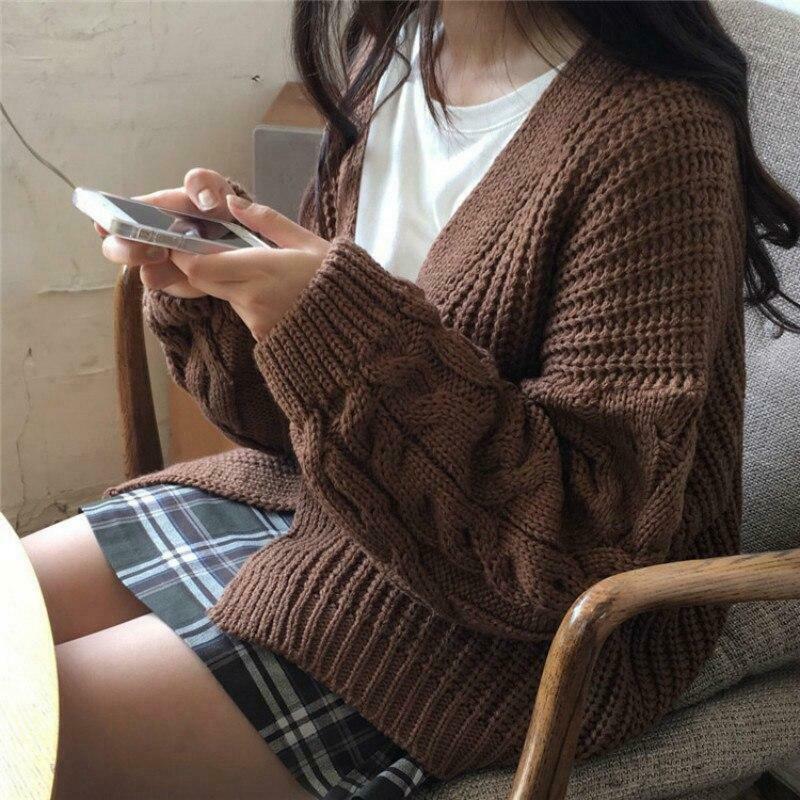 Cozy Hygge Cardigan: Y2K Fashion - Grunge Aesthetic, Cute Tops, Pastel Goth, Cargo Skirt Cozy Hygge Cardigan: Y2K Fashion - Grunge Aesthetic, Cute Tops, Pastel Goth, Cargo Skirt