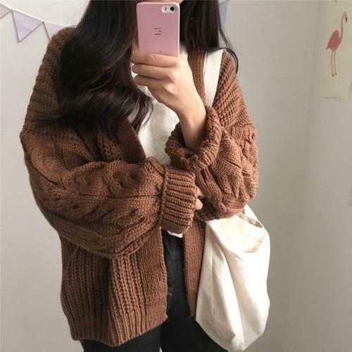 Cozy Hygge Cardigan: Y2K Fashion - Grunge Aesthetic, Cute Tops, Pastel Goth, Cargo Skirt Cozy Hygge Cardigan: Y2K Fashion - Grunge Aesthetic, Cute Tops, Pastel Goth, Cargo Skirt