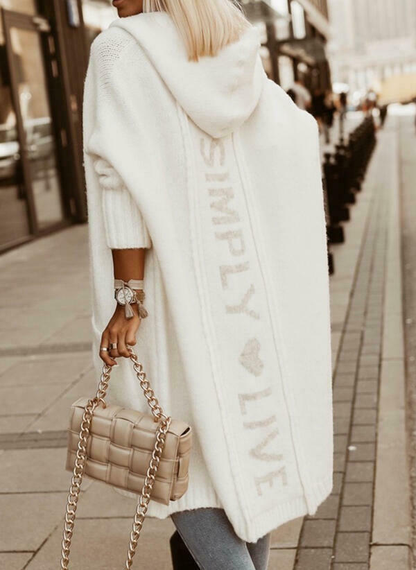 Cozy Loose-Knit Mid-Length Cardigan | Y2K Fashion Aesthetic with Grunge & Cottagecore Vibes Cozy Loose-Knit Mid-Length Cardigan | Y2K Fashion Aesthetic with Grunge & Cottagecore Vibes