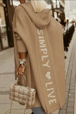 Cozy Loose-Knit Mid-Length Cardigan | Y2K Fashion Aesthetic with Grunge & Cottagecore Vibes