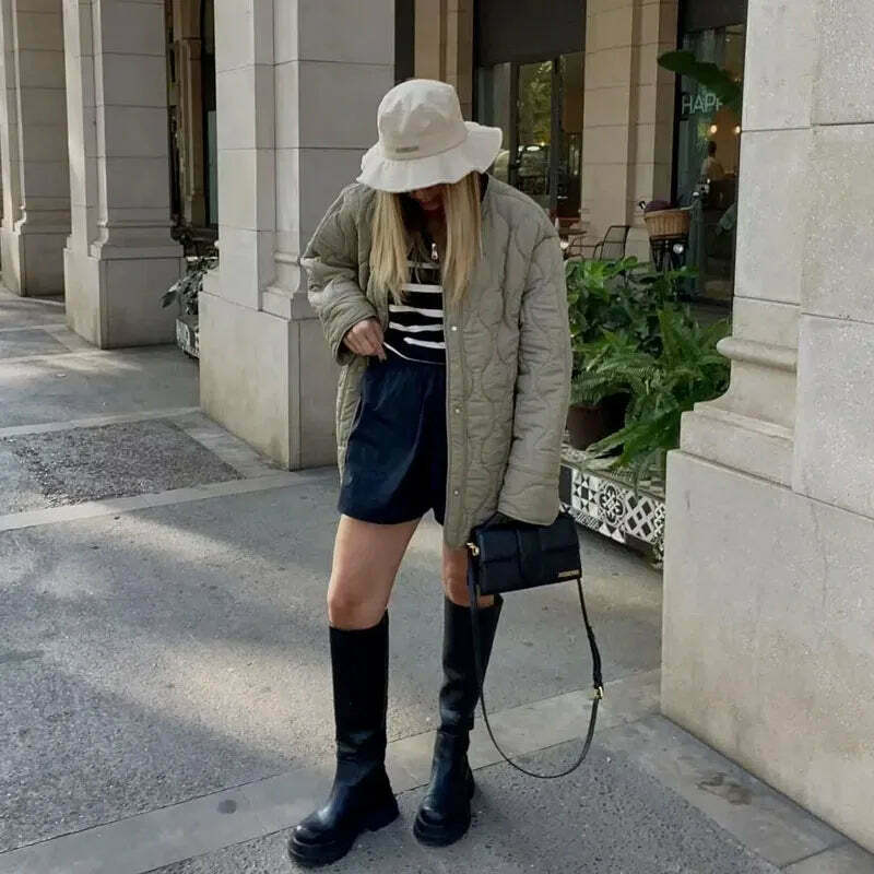 Cozy Oversized Pillow Warmth Jacket - Y2K Fashion with Grunge & Pastel Goth Vibes