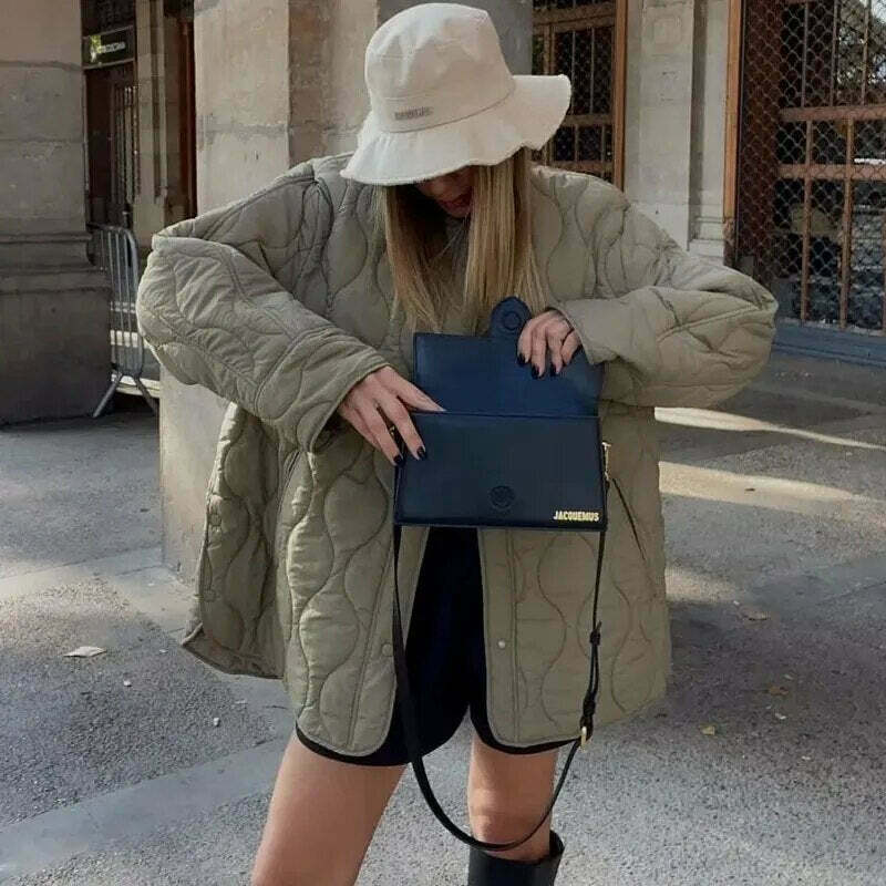 Cozy Oversized Pillow Warmth Jacket - Y2K Fashion with Grunge & Pastel Goth Vibes