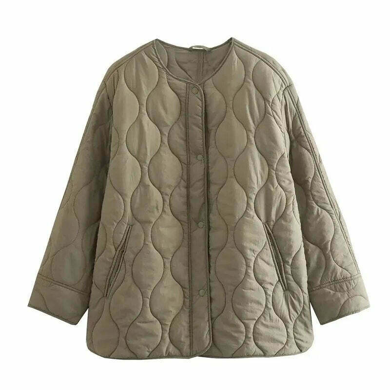 Cozy Oversized Pillow Warmth Jacket - Y2K Fashion with Grunge & Pastel Goth Vibes