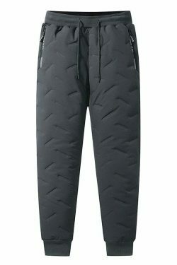 Cozy Plush Fleece Lined Thermal Joggers for Women - Y2K Fashion Aesthetic Warmth