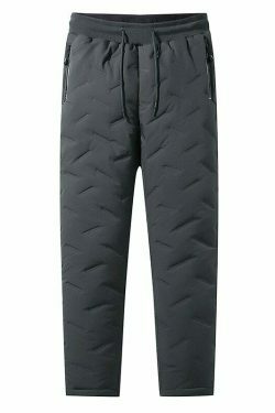 Cozy Plush Fleece Lined Thermal Joggers for Women - Y2K Fashion Aesthetic Warmth