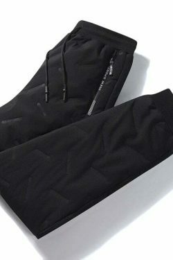 Cozy Plush Fleece Lined Thermal Joggers for Women - Y2K Fashion Aesthetic Warmth