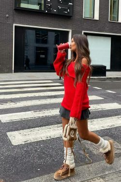 Cozy Ribbed Knit Sweater - Y2K Aesthetic, Grunge Style, Pastel Goth - Cute Tops, Comfy Hoodie