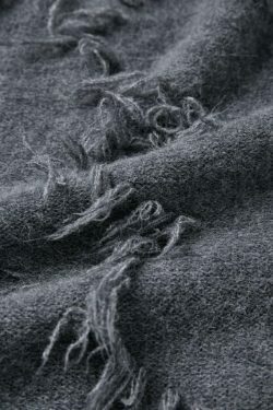 Cozy Solid Tassel Cable Knit Sweater for Y2K Fashion Enthusiasts