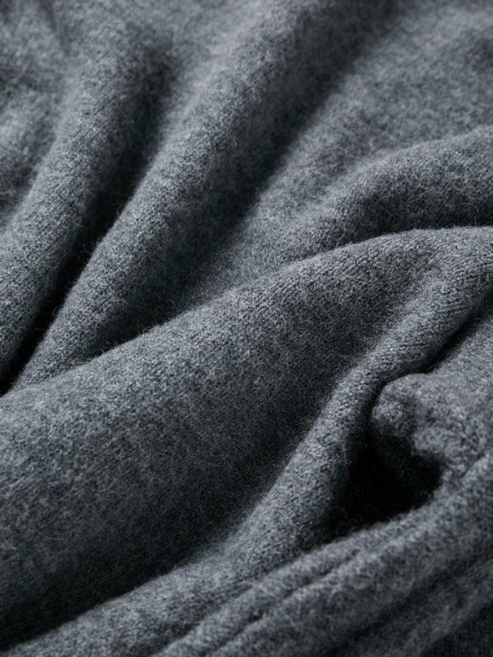 Cozy Solid Tassel Cable Knit Sweater for Y2K Fashion Enthusiasts Cozy Solid Tassel Cable Knit Sweater for Y2K Fashion Enthusiasts