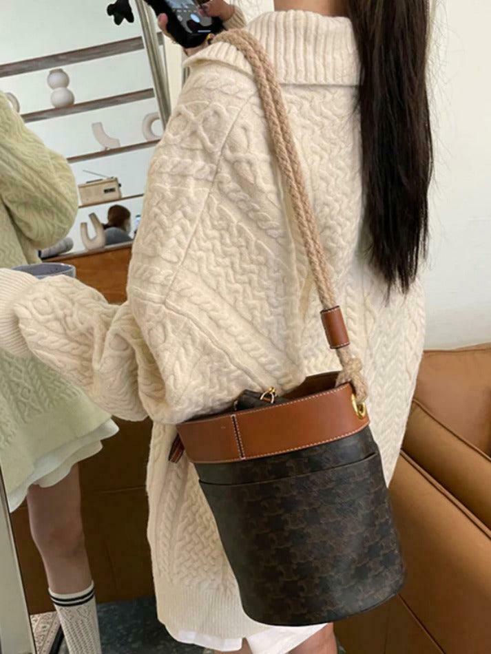 Cozy Solid V-Neck Cable Knit Sweater for Y2K Fashion Enthusiasts Cozy Solid V-Neck Cable Knit Sweater for Y2K Fashion Enthusiasts