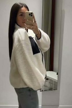 Cozy Teddy Fleece Jacket - Y2K Fashion Women's Outerwear for Grunge and Cottagecore Aesthetic