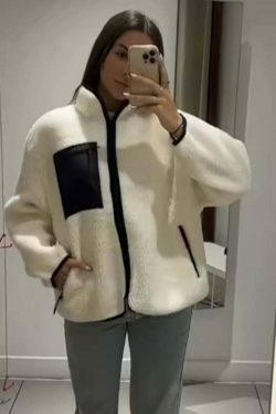Cozy Teddy Fleece Jacket - Y2K Fashion Women's Outerwear for Grunge and Cottagecore Aesthetic