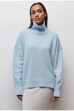 Cozy Turtleneck Pullover: Y2K Aesthetic Fall Favorite for Women's Fashion