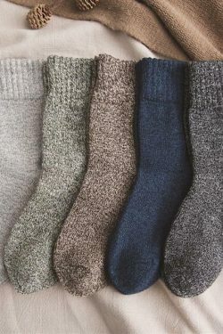 Cozy Winter Cotton Socks Set (5 Pairs) for Y2K Fashion Enthusiasts
