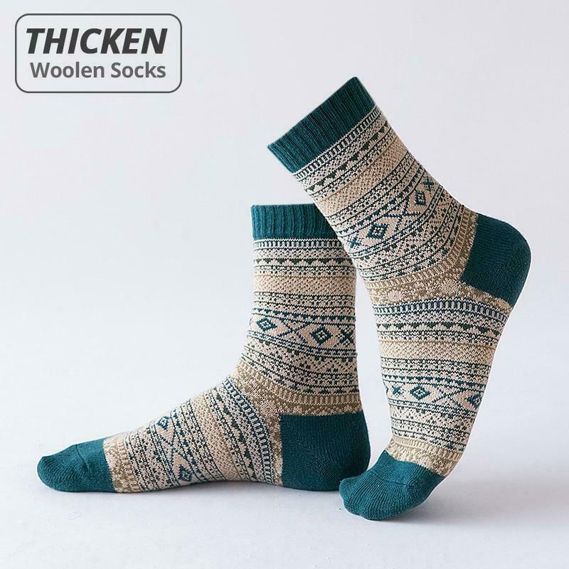 Cozy Winter Cotton Socks Set (5 Pairs) for Y2K Fashion Enthusiasts