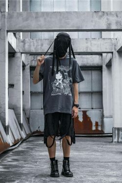 CROXX OFFICIAL Cyber Punk T-Shirt - Y2K Aesthetic Grunge Style Coquette Fashion