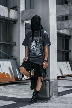 CROXX OFFICIAL Cyber Punk T-Shirt - Y2K Aesthetic Grunge Style Coquette Fashion