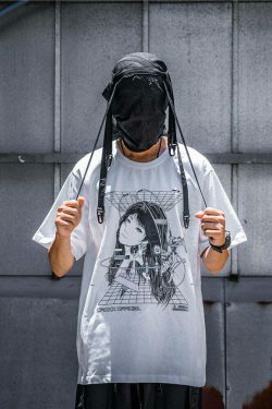 CROXX OFFICIAL Cyber Punk T-Shirt - Y2K Aesthetic Grunge Style Coquette Fashion