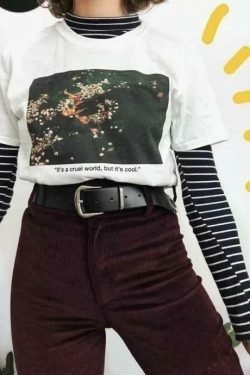 Cruel World, Cool Y2K Fashion: Coquette Aesthetic, Grunge Style, Cute Tops & Pastel Goth Cargo Skirt