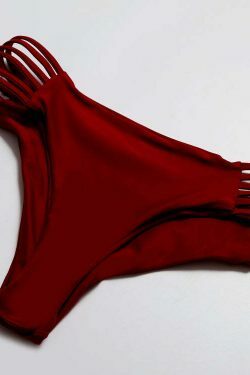 Cute Cactus Print Front Knot Bikini Set for Y2K Fashion Enthusiasts