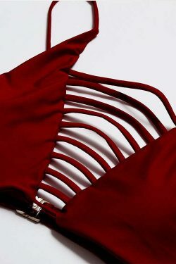 Cute Cactus Print Front Knot Bikini Set for Y2K Fashion Enthusiasts