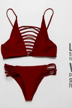 Cute Cactus Print Front Knot Bikini Set for Y2K Fashion Enthusiasts