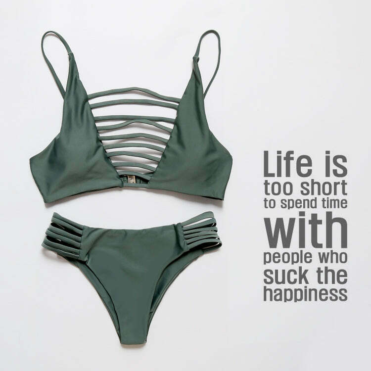 Cute Cactus Print Front Knot Bikini Set for Y2K Fashion Enthusiasts Cute Cactus Print Front Knot Bikini Set for Y2K Fashion Enthusiasts