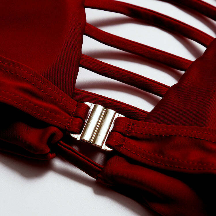 Cute Cactus Print Front Knot Bikini Set for Y2K Fashion Enthusiasts Cute Cactus Print Front Knot Bikini Set for Y2K Fashion Enthusiasts