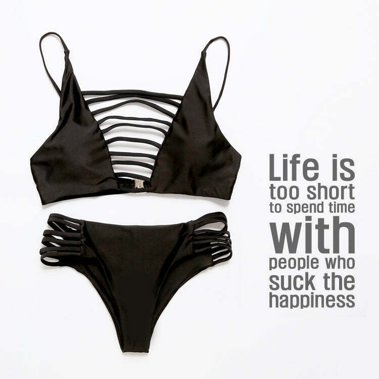 Cute Cactus Print Front Knot Bikini Set for Y2K Fashion Enthusiasts Cute Cactus Print Front Knot Bikini Set for Y2K Fashion Enthusiasts